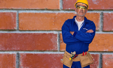 builder with tool belt, renovations, repairs and DIY