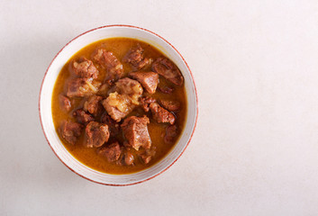 Beef stew with gravy