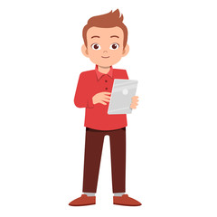 handsome good looking man express his emotion