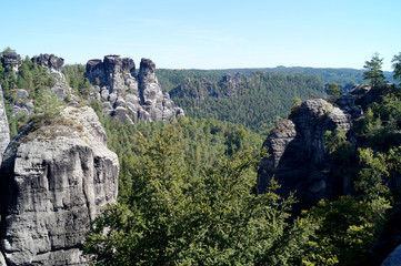 Das Elbsandsteingebirge in der Sächsischen Schweiz