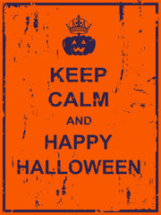 Keep calm and happy halloween