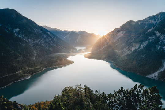 Sunrise at Plansee