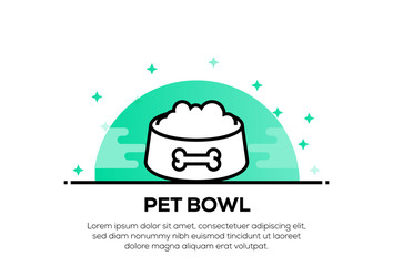 PET BOWL ICON CONCEPT