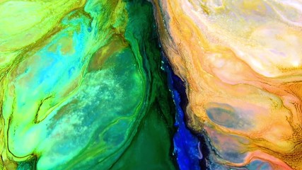 Very Nice Surface Moving Surface Liquid Paint Background Texture Video.