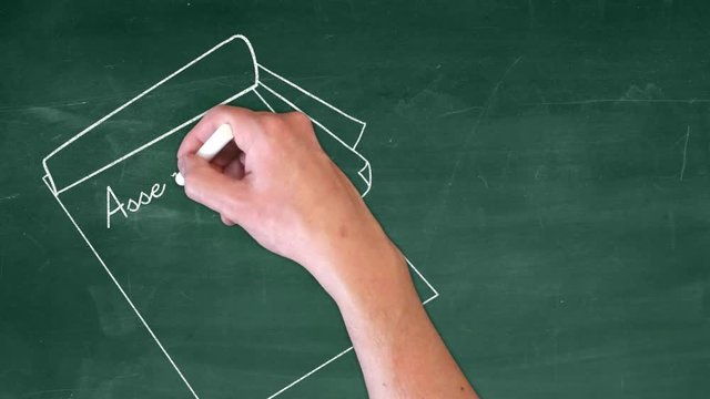 assembl&eacute;e g&eacute;n&eacute;rale papier tableau vert