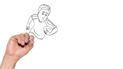 rugbymen fond transparent