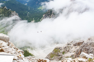 dolomites Italien Mountaun and many clouds