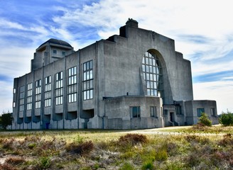 Radio Kootwijk: former radio transmitter building, for communication between Holland and the Dutch East Indies.