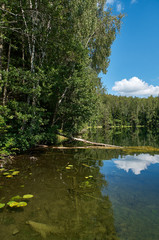 Glubelka  Lakes, Myadel District. Belarus