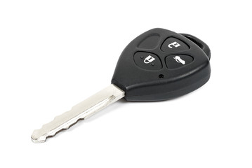 Car key isolated on white background