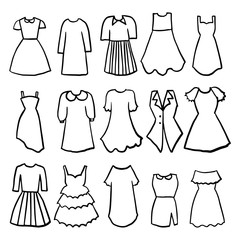 set of womens dresses