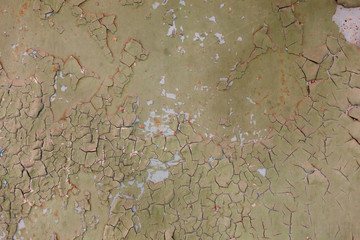 Fototapeta premium Metal texture with scratches and cracks which can be used as a background