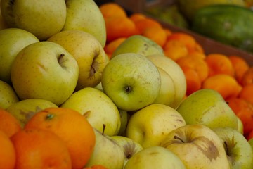 green apples fruit, healthy food