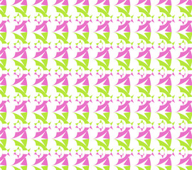 Geometric abstract pattern design for textile and fantasy modern background