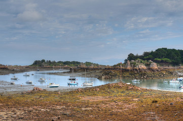 ile de brehat a maree basse