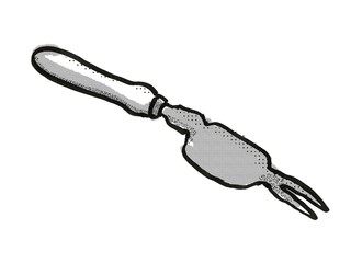 Obraz premium Weed Popper Cartoon Retro Drawing
