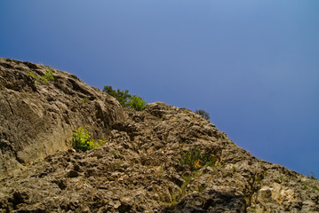 vista dal sentiero 208 fosso dell'eremo a Piobbico