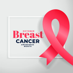 breast cancer awareness month poster design background