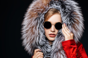 warm fur hood © Andrey Kiselev