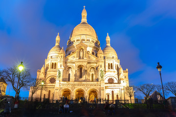 Fototapeta na wymiar Basilica Sacre Coeur in Paris