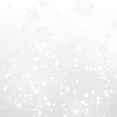 Naklejka na ściany i meble Christmas background with snowflakes