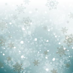 Christmas background with snowflakes