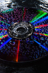 CD im Wasser