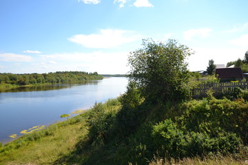 Colva River on a sunny summer day