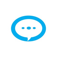 chat logo vector