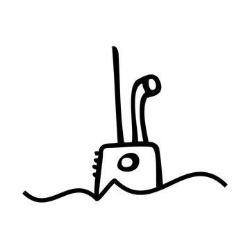 U-Boot Meer Ozean Kinderzeichnung