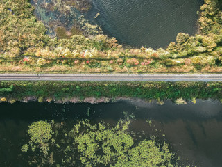 the railway passes through beautiful picturesque corners