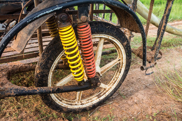 wheel of bicycle