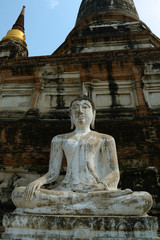 historische Tempel in Ayutthaya, Thailand