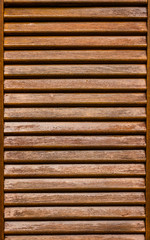 Wood lath wall