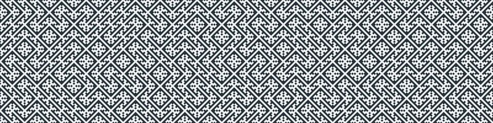 Truchet Random Pattern Generative Tile Art background illustration