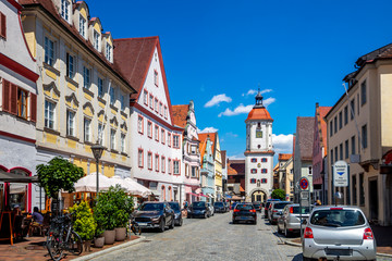 Altstadt, Dillingen an der Donau, Deutschland 