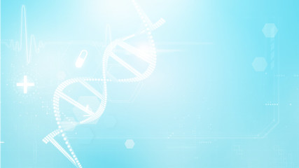 structure of the DNA double helix animation, DNA molecular and biologigical concept