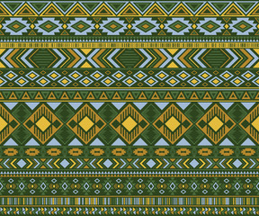 American indian pattern tribal ethnic motifs geometric vector background.