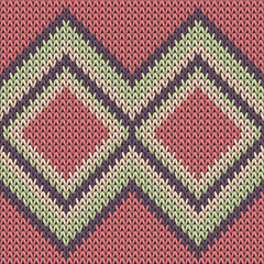Fairisle rhombus argyle christmas knit geometric 