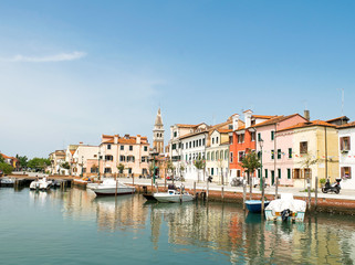 Fototapeta na wymiar Panorama of the island of Lido di Venice