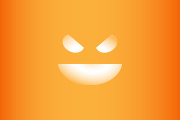 Scary pumpkin face background- Halloween wallpaper