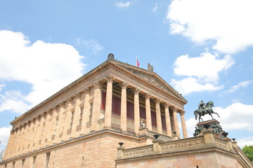 Arte National Galerie historical building Berlin Germany
