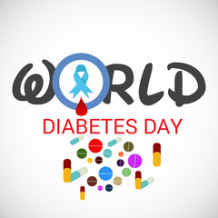 World Diabetes Day Awareness.