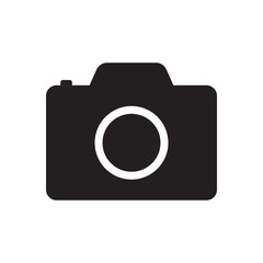 Simple camera Icon on white background