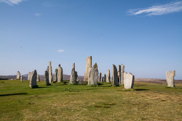 Mystic stone circle of Callanish, Isle of Lewis, Outer Hebrides