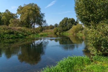 Река Протва в Калужской области.