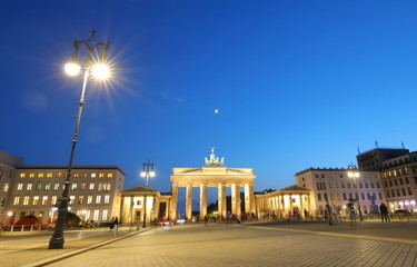 Brandenburger gate historical architecture Berlin Germany © tktktk