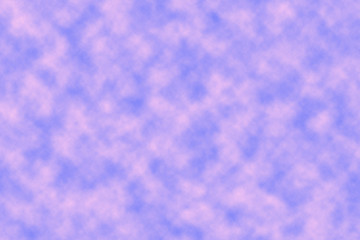 Rose Clouds in the Blue Sky