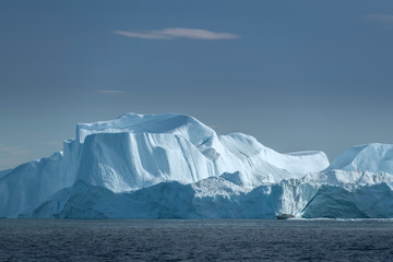 large glacier and iceberg in Iceland
