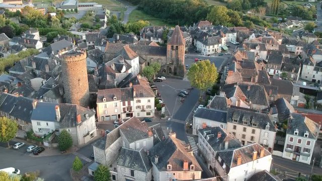 Allassac (Corr&egrave;ze, France) - Vue a&eacute;rienne